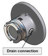 TANK UNIT / ADAPTER WITH DRAIN CONNECTION